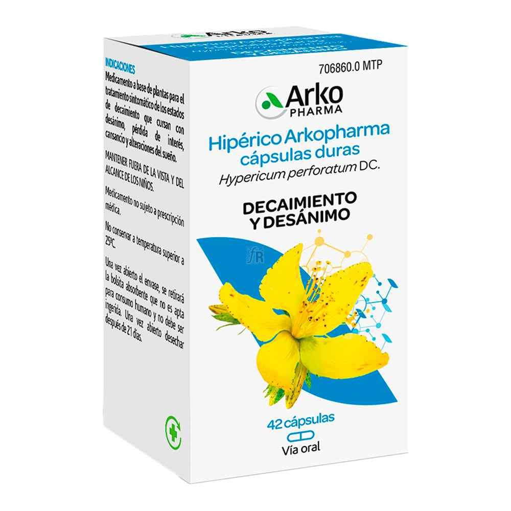Arkocápsulas Hiperico 185 Mg 42 Cápsulas