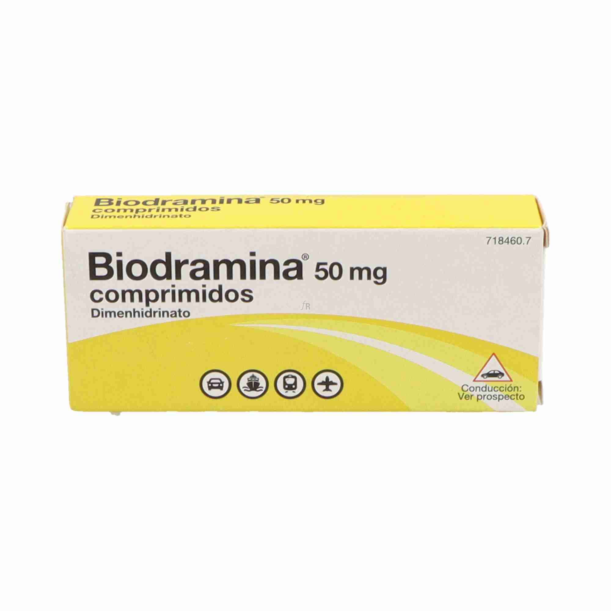 Biodramina (50 Mg 4 Comprimidos)