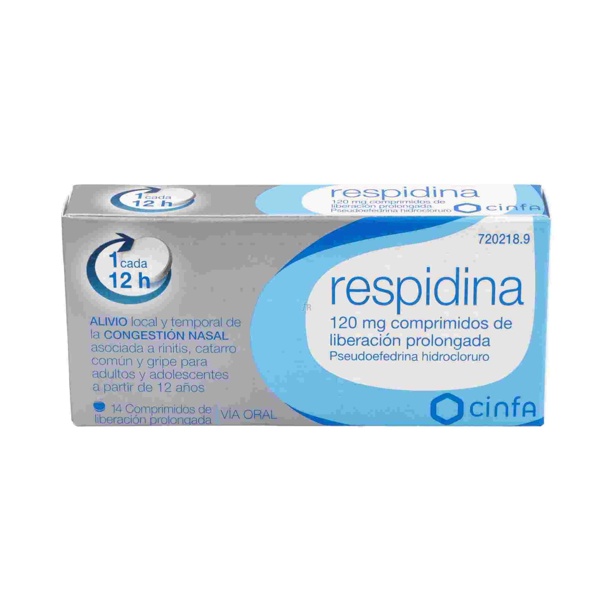 Respidina 120 Mg Comprimidos De Liberacion Prolongada