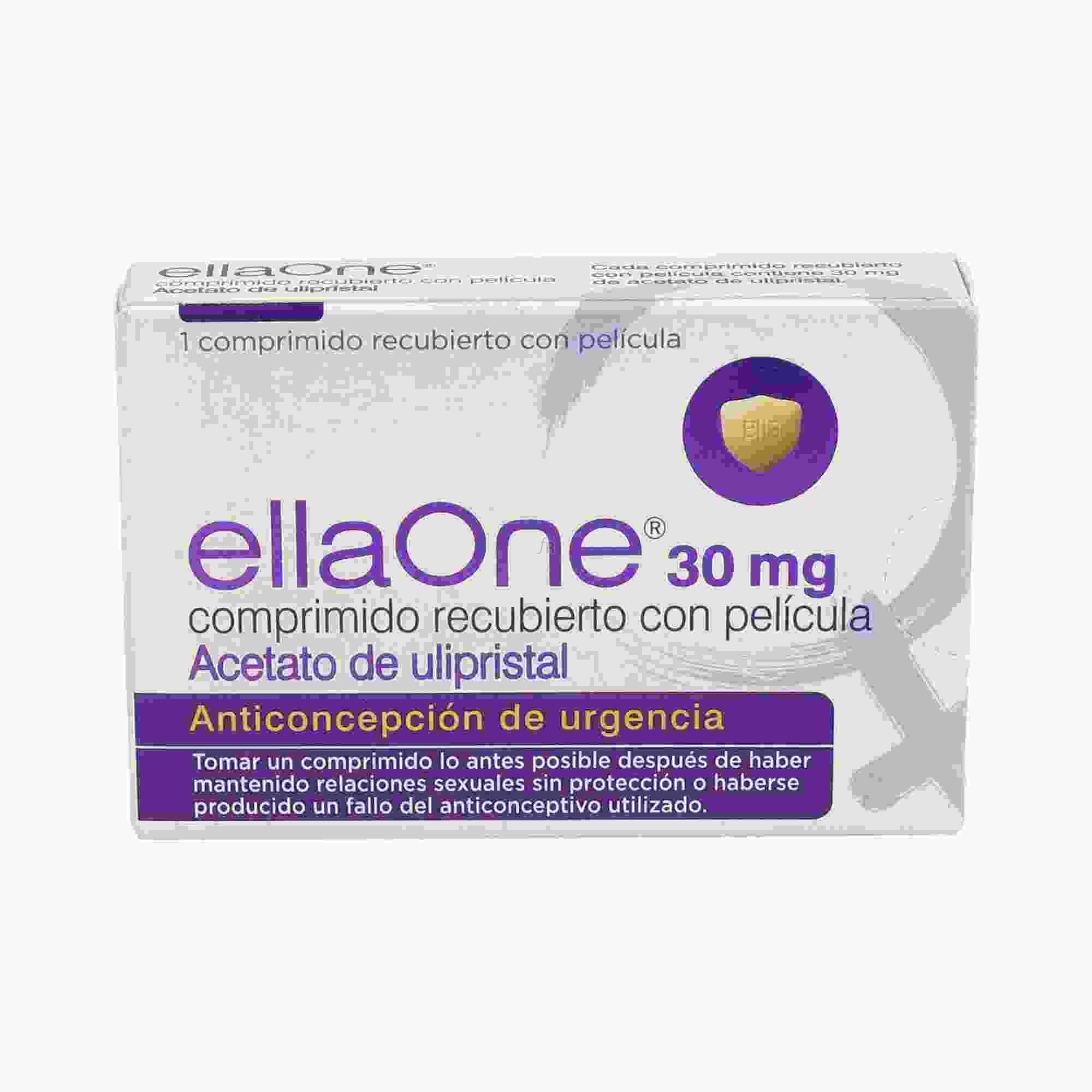 Ellaone 30 Mg Comprimido Recubierto Con Pelicula