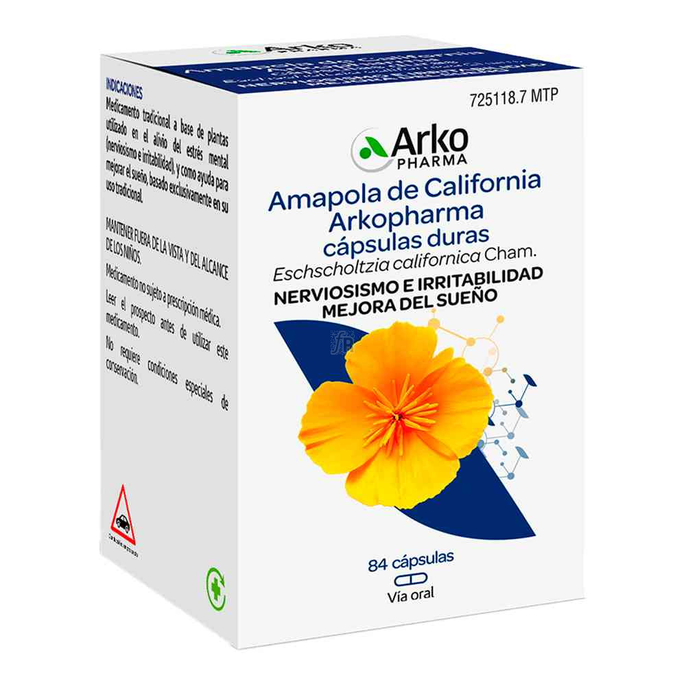 Arkocápsulas Amapola de California 84 Cápsulas