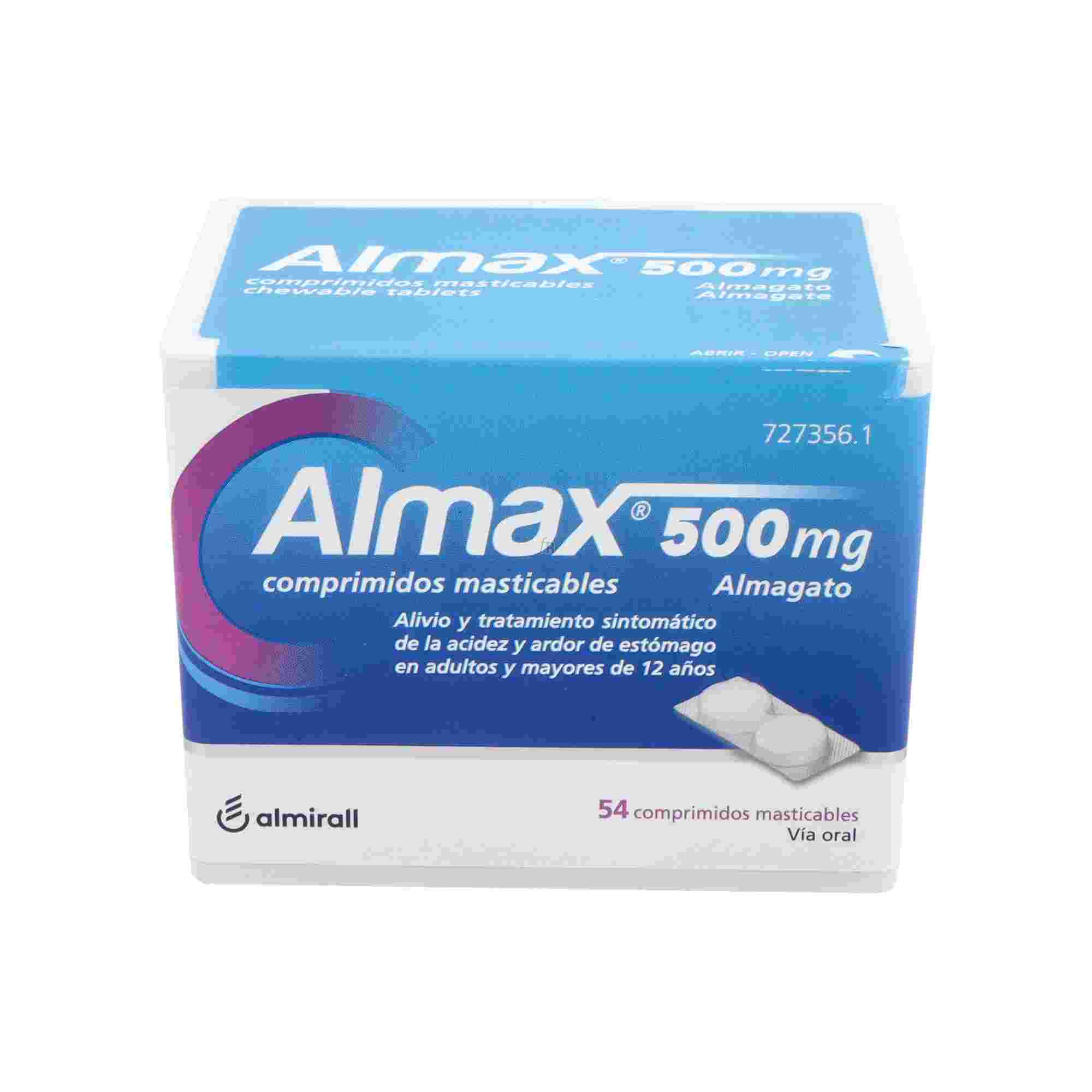 Almax 500 Mg 54 Comprimidos Masticables