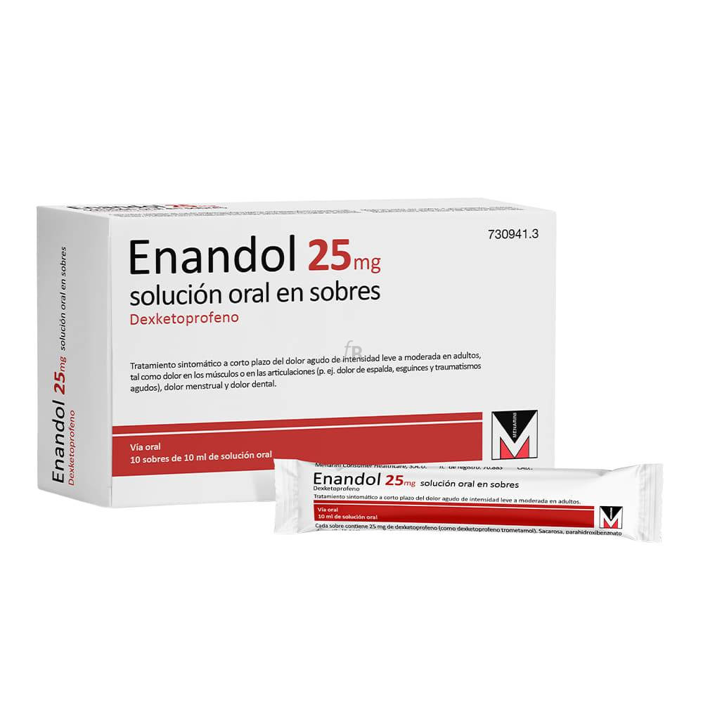 Enandol 25 Mg 10 Sobres Solucion Oral 10 Ml
