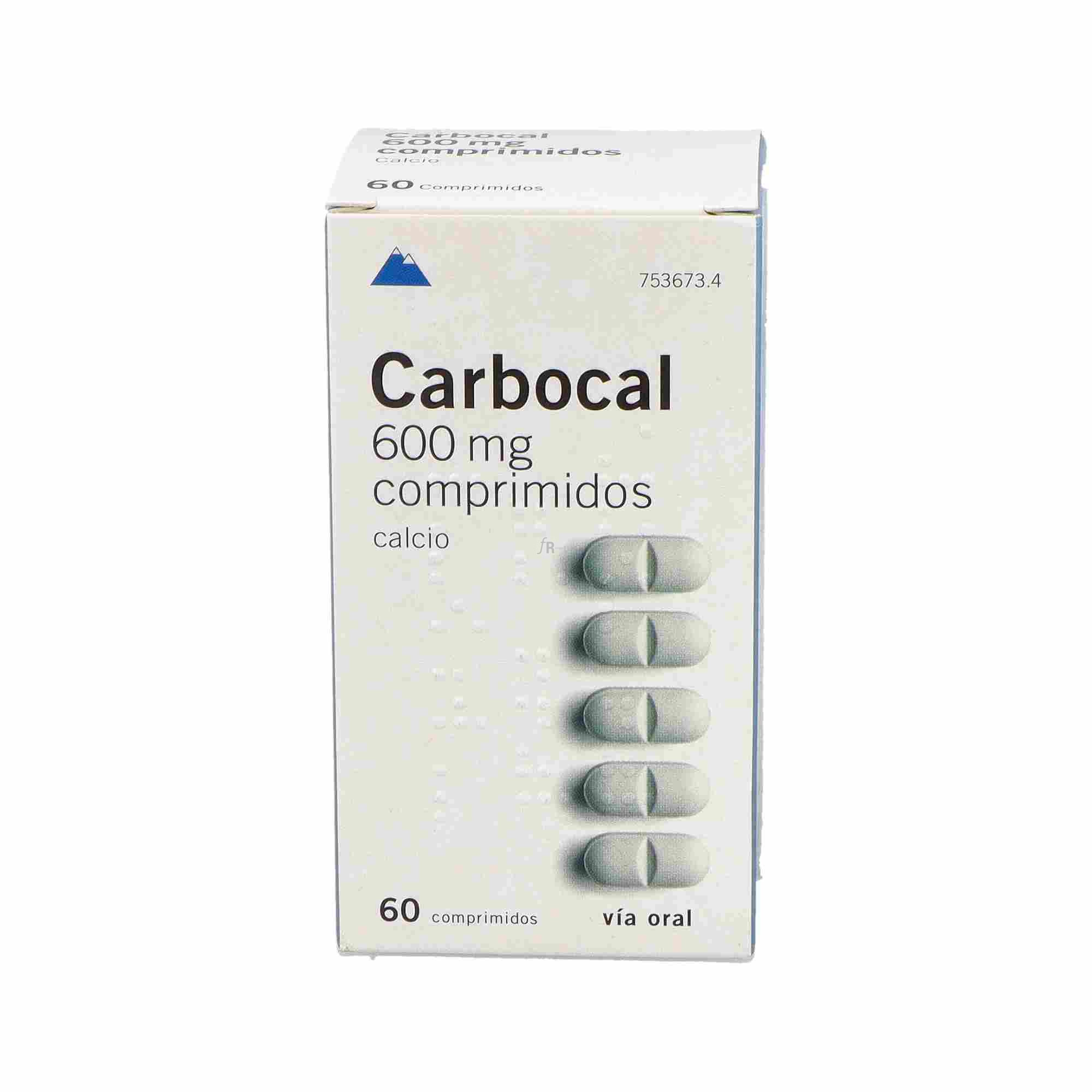 Carbocal 1500 Mg (600 Mg Ca) 60 Comprimidos