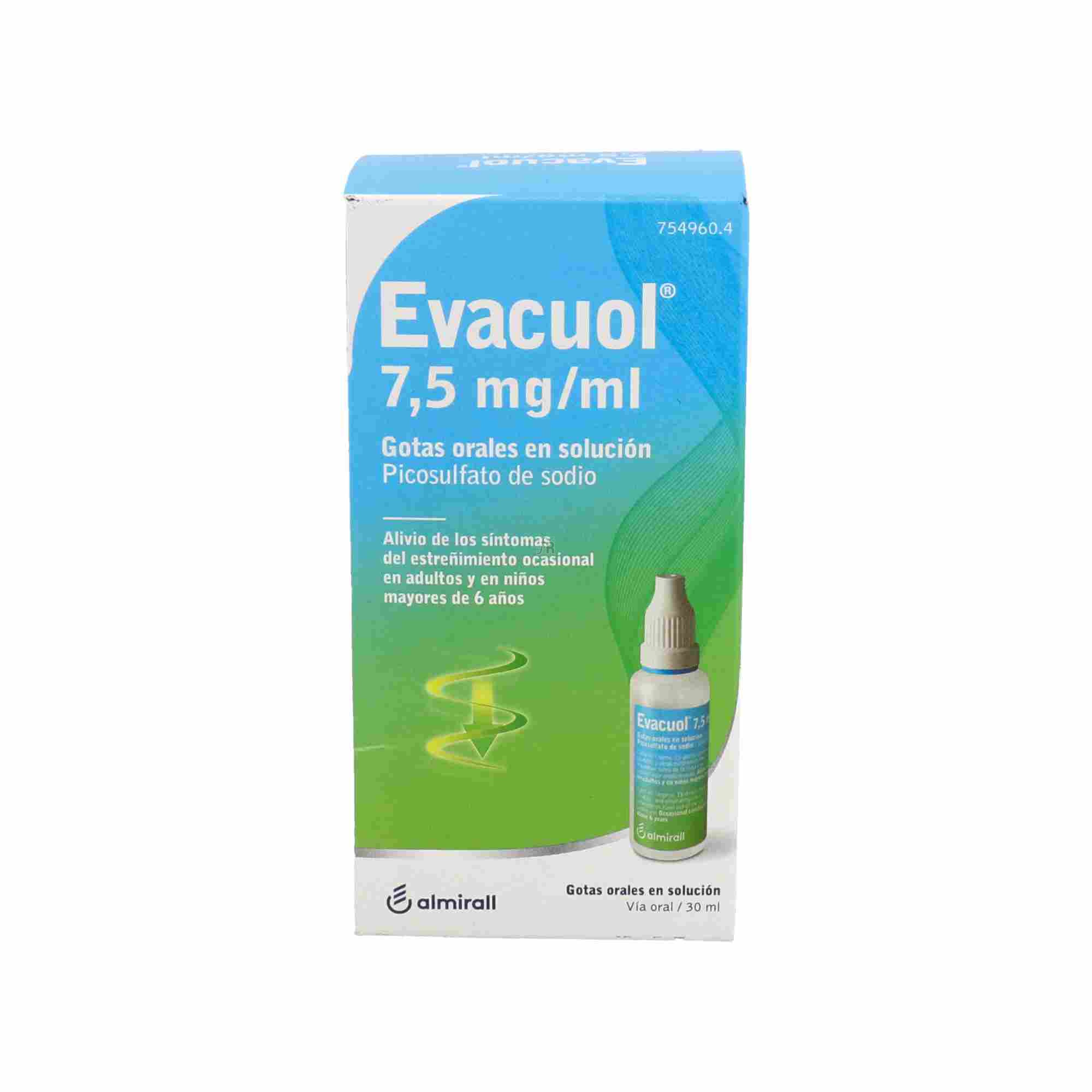 Evacuol (7.5 Mg/Ml Gotas Orales Solucion 30 Ml)