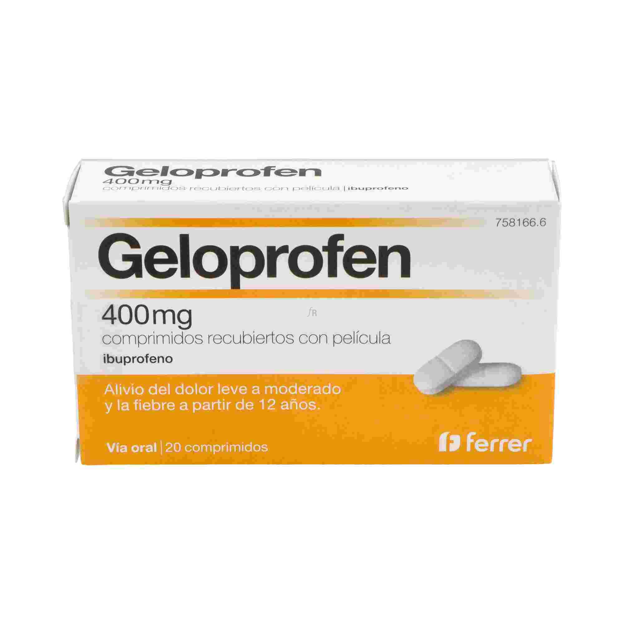 Geloprofen 400 Mg Comprimidos Recubiertos Con Pelicula