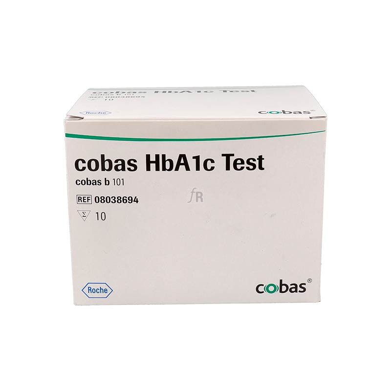 Test Determinacion Hemoglobina Glicada Test Hba1C Cobas B101 10 Unidades