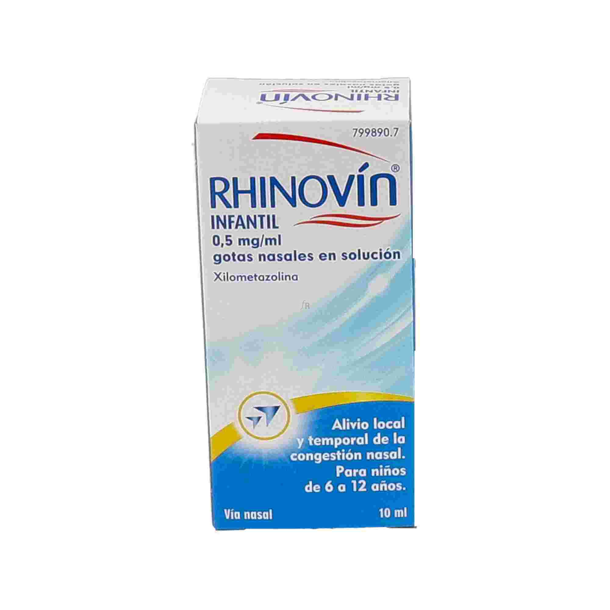 Rhinovín Infantil 0,5 Mg/Ml Gotas Nasales En Solución