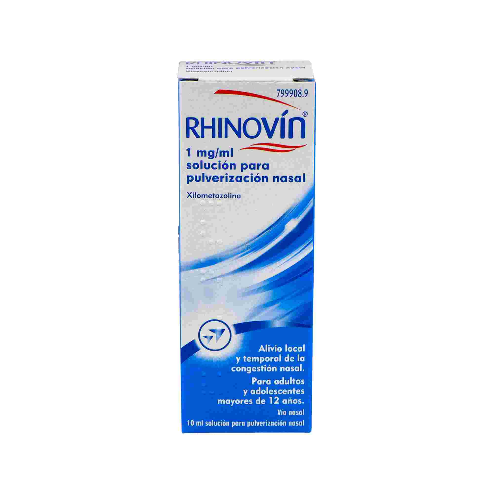 Rhinovin (1 Mg/Ml Nebulizador Nasal 10 Ml)
