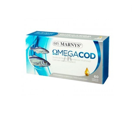 Marnys Omegacod Aceite De Hígado De Bacalao Con Vitamina E 60 C - Farmacia Ribera