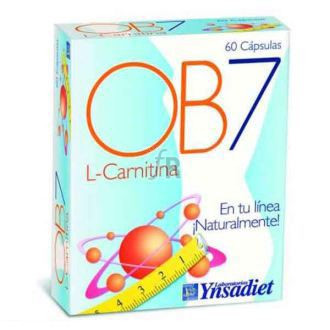 Ob7 L-Carnitina Quemagrasas 60 Cap.  - Ynsadiet