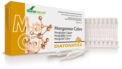 Soria Natural Diatonato 2 Manganeso-Cobre 28 Viales