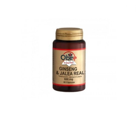 Obire Ginseng Y Jalea Real 600 Mg 60 Cápsulas - Farmacia Ribera
