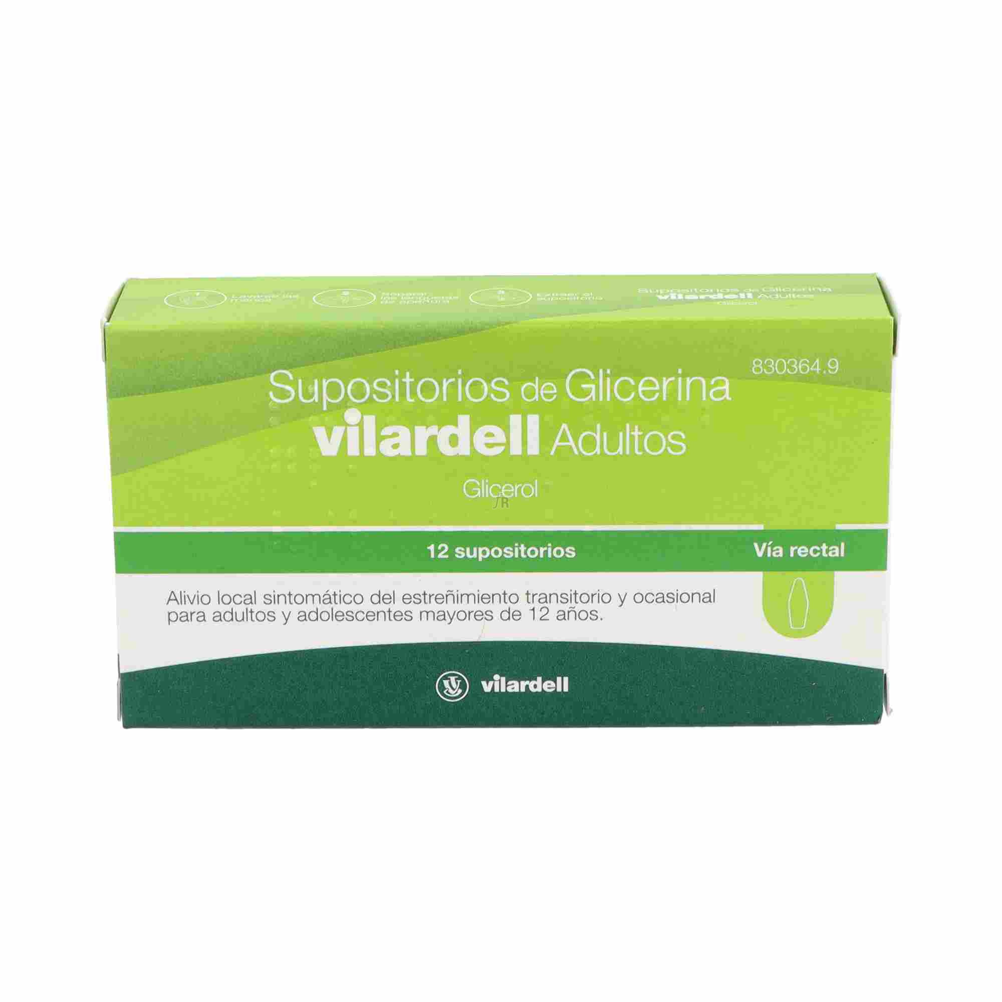 Supositorios Glicerina Vilardell Adultos (12 Supositorios (Blister))