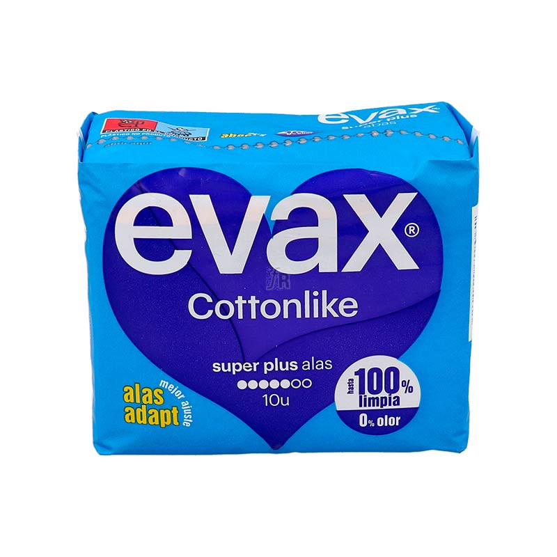 Compresas Tocologicas Evax Cottonlike Superplus