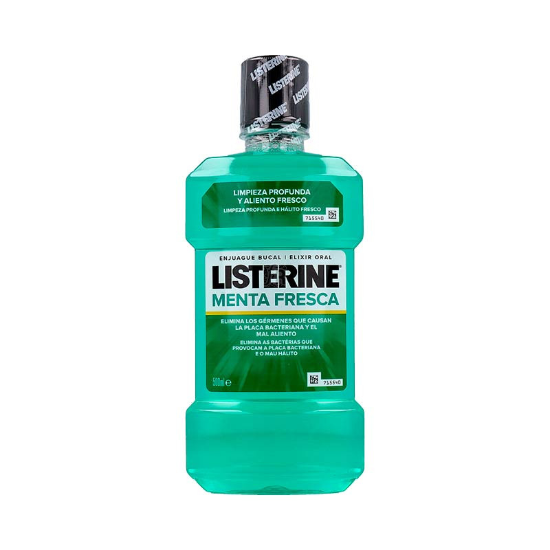 Listerine 500 Ml Menta Fresca
