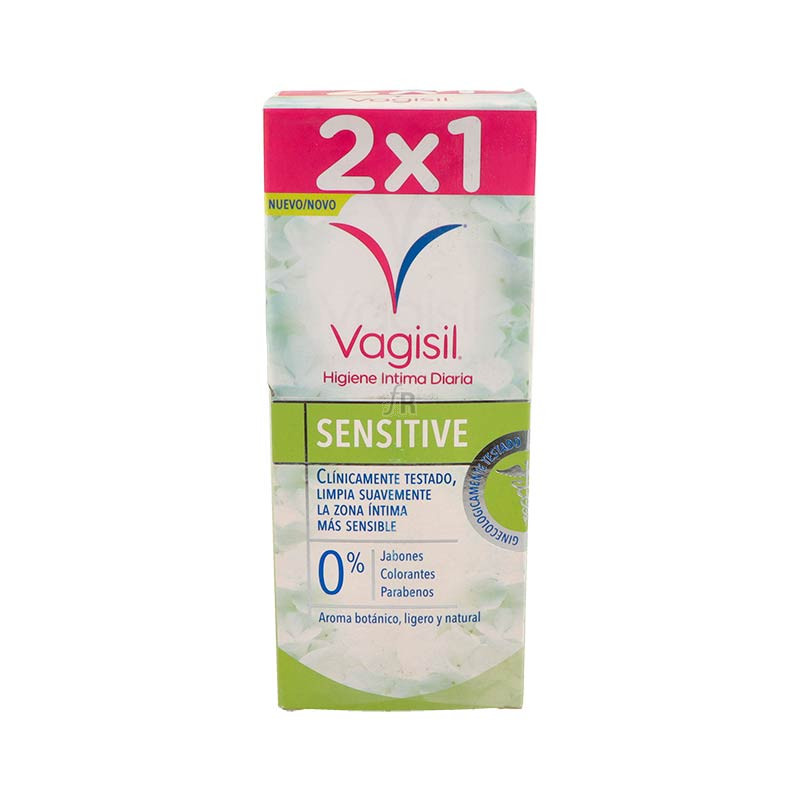 Vagisil Higiene Intima Diaria Sensitive 2 U X 250 Ml
