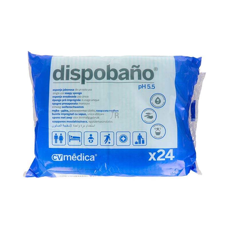 Dermosponge Esponja Enjabonada Desechable 24 Esponjas