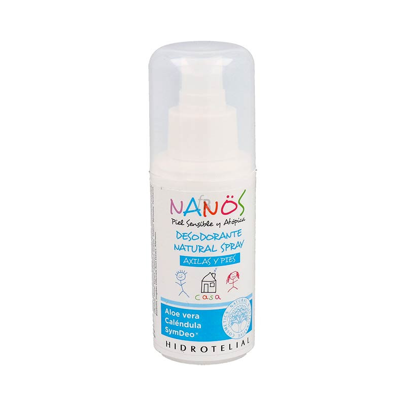 Hidrotelial Nanos Desodorante Natural Spray Axilas Y Pies 1 Envase 75 Ml