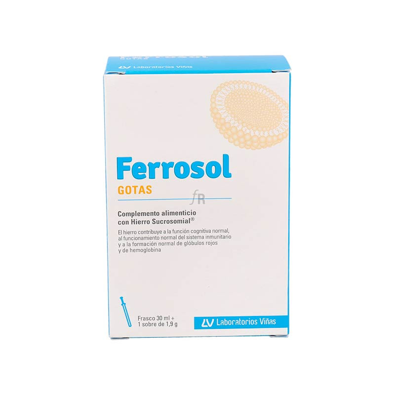Ferrosol Gotas Sol 30Ml+ Sobre 1,9G