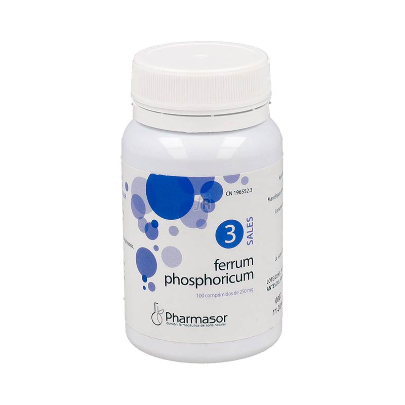 Sales 3 Ferrum Phosphoricum 250 Mg 100 Comprimidos