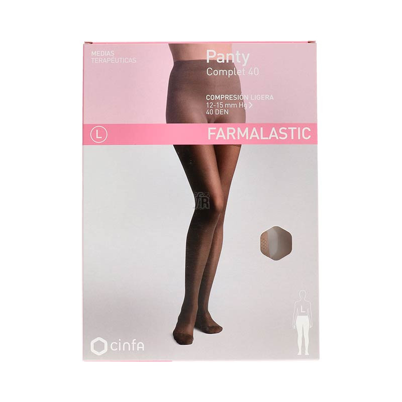 Farmalastic Panty Complet Compresi¾N Ligera 40 D