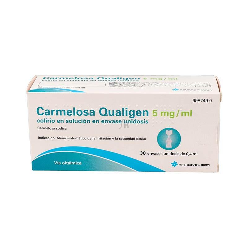 Carmelosa Qualigen 5 Mg/Ml Colirio En Solucion 30 Monodosis 0,4 Ml