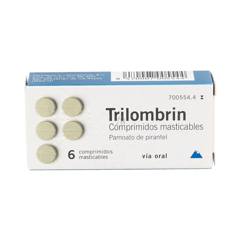 Trilombrin 250 Mg 6 Comprimidos Masticables