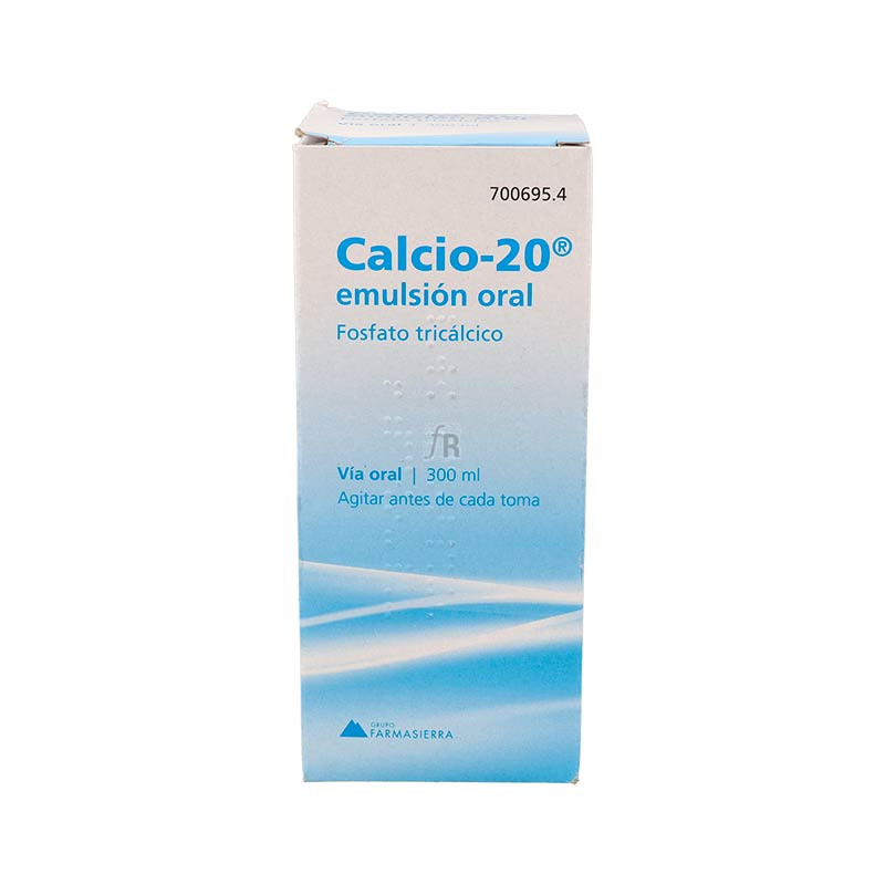 Calcio 20 Emulsion Oral 1 Frasco 300 Ml