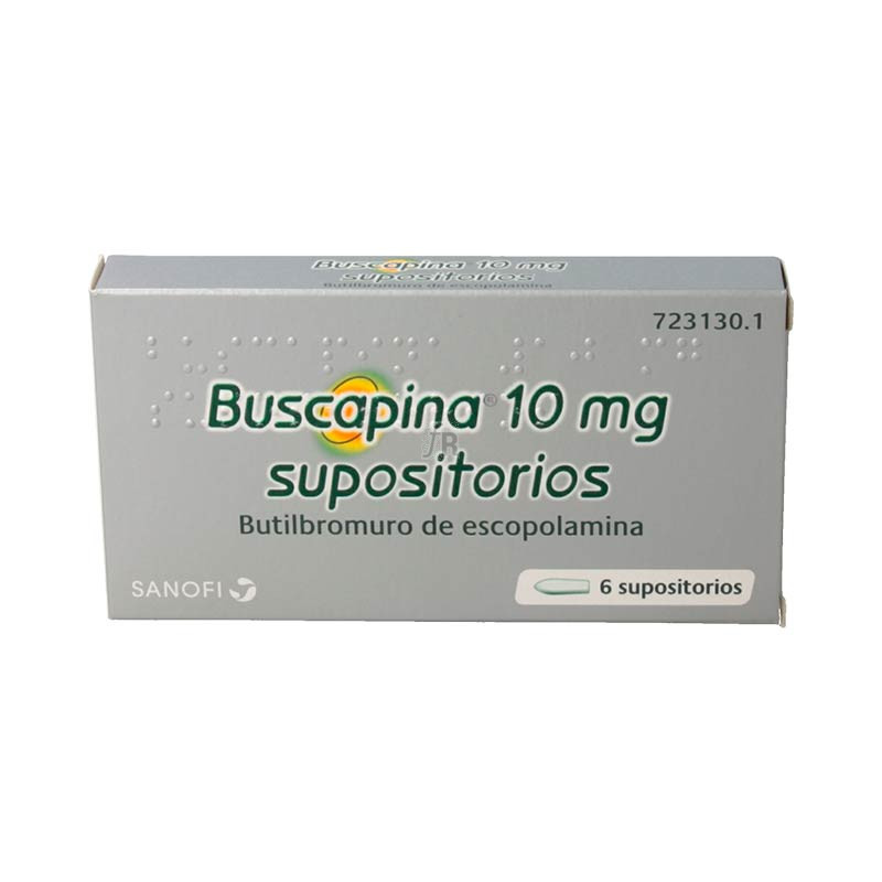 Buscapina 10 Mg 6 Supositorios