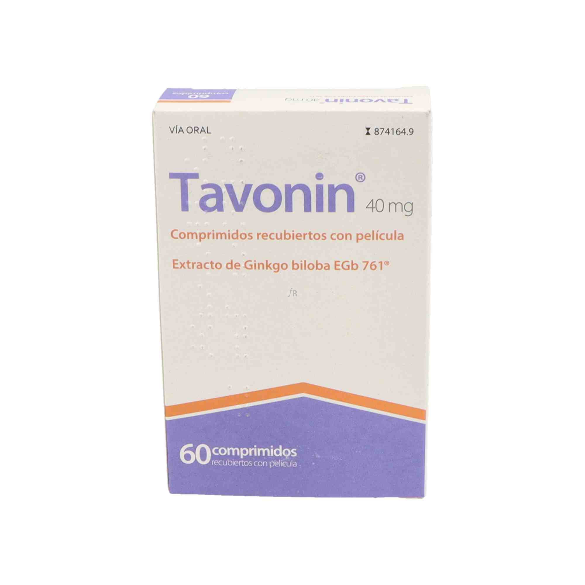 Tavonin (40 Mg 60 Comprimidos Recubiertos)