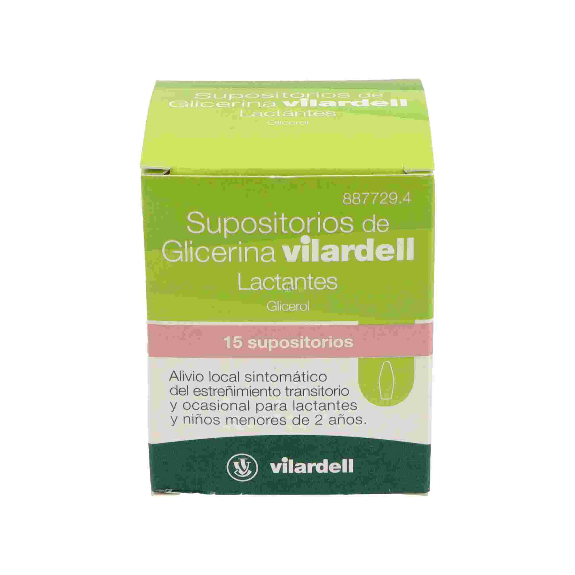 Supositorios Glicerina Vilardell Lactantes (0,92 G 15 Supositorios)