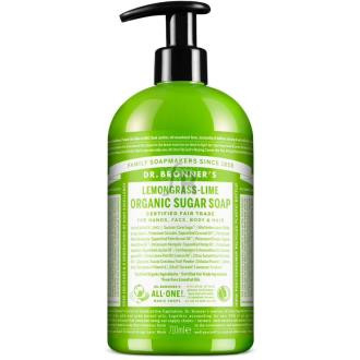 Dr. Bronner“S Jabon De Azucar Lemongrass-Lima 710Ml.