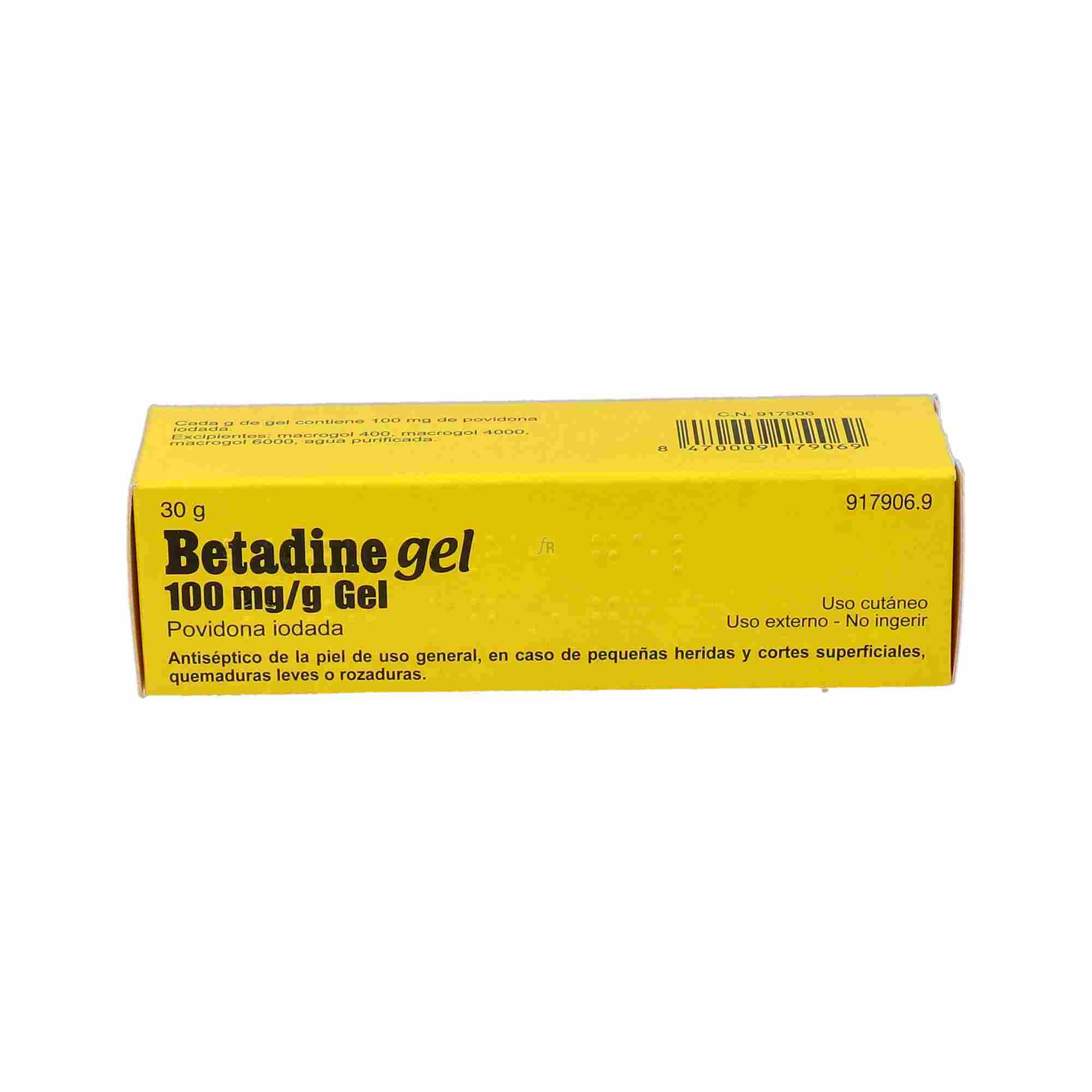 Betadine (100 Mg/G Gel Topico 30 G)