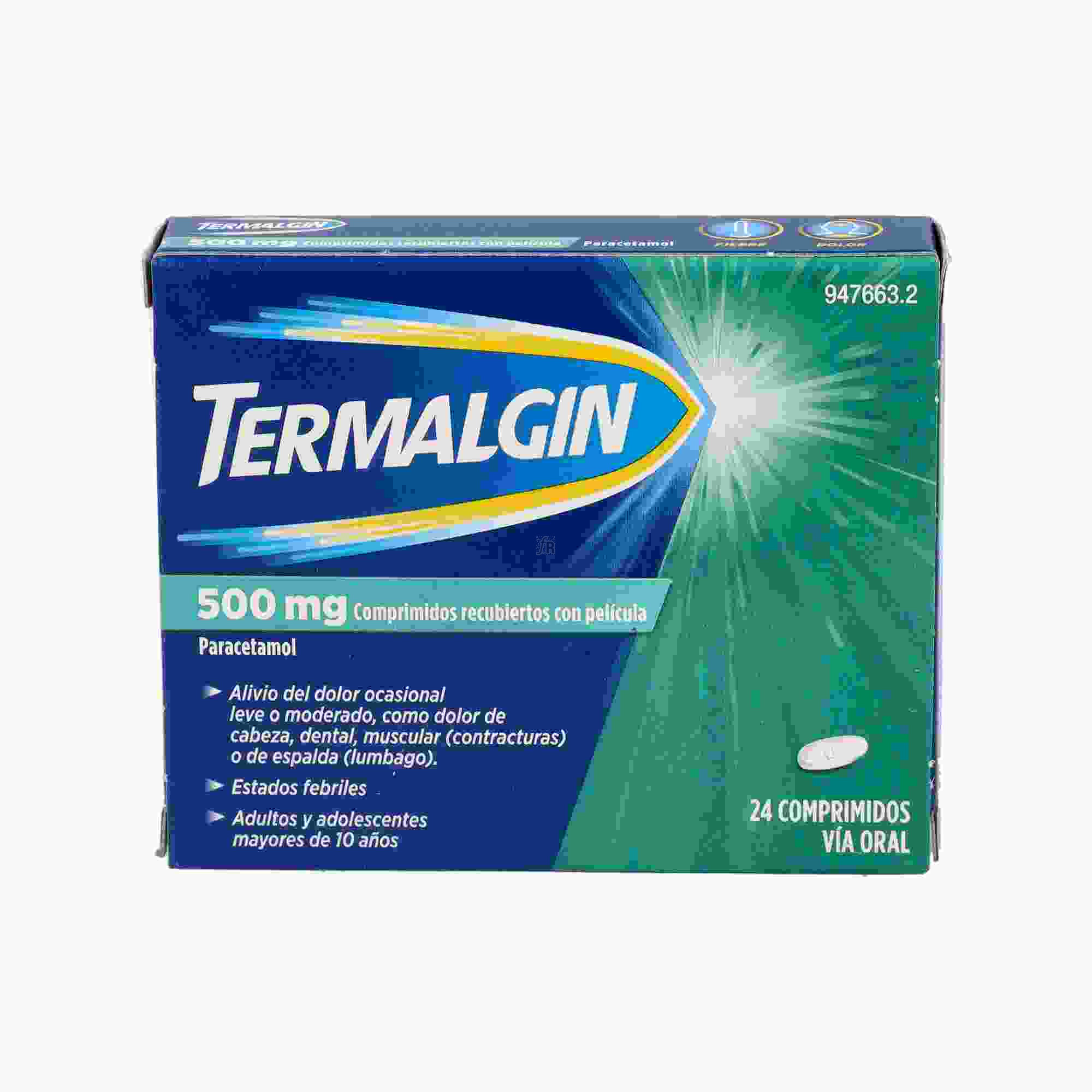 Termalgin 500 Mg 24 Comprimidos Recubiertos
