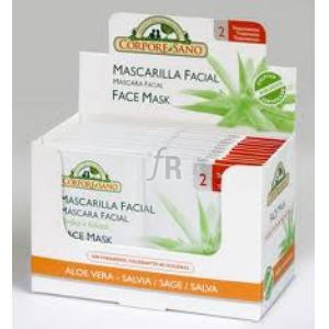 Mascarilla Facial Bio Aloe Vera Y Salvia 24Sbrs.