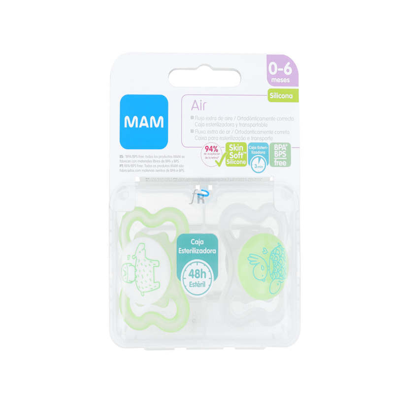 Chupete de silicona original MAM para bebés de 0 a 6 meses | Farmavázquez