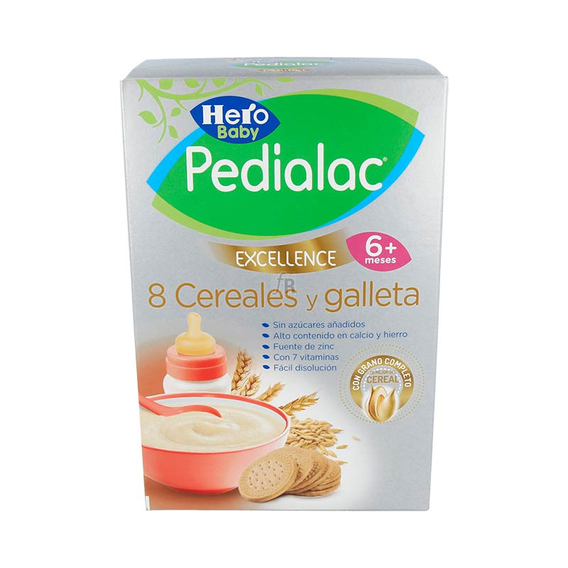 Pedialac Papilla 8 Cereales Con Galletas 500 G