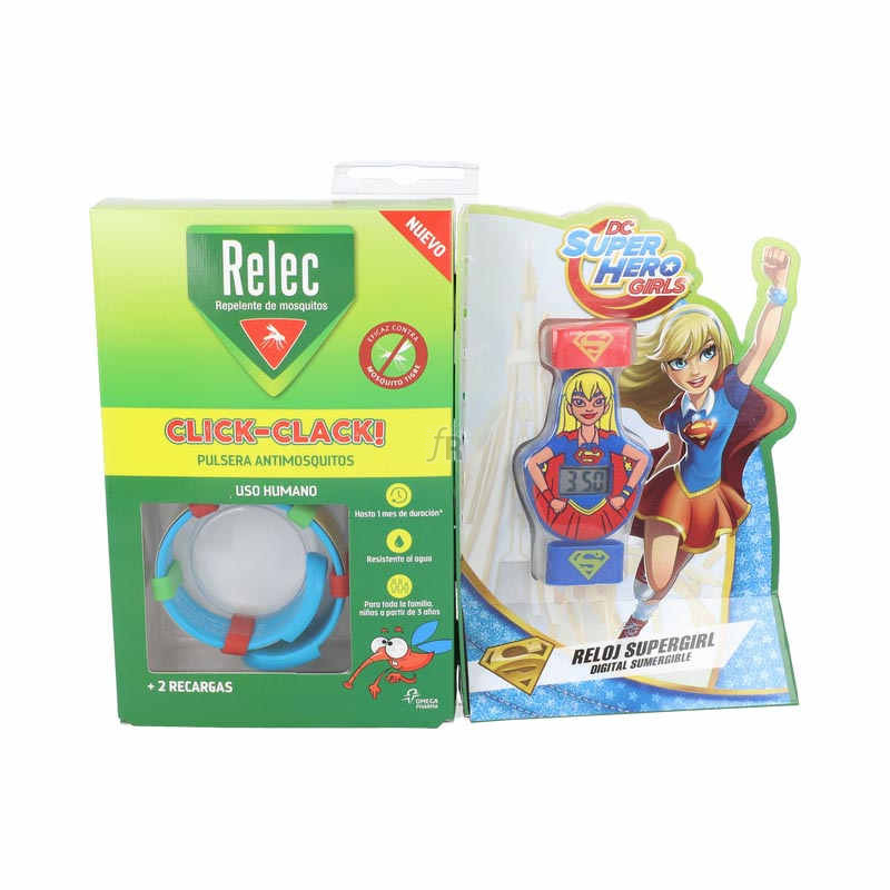 Relec Pulsera Mosq Click-Clack Super Girl Inf