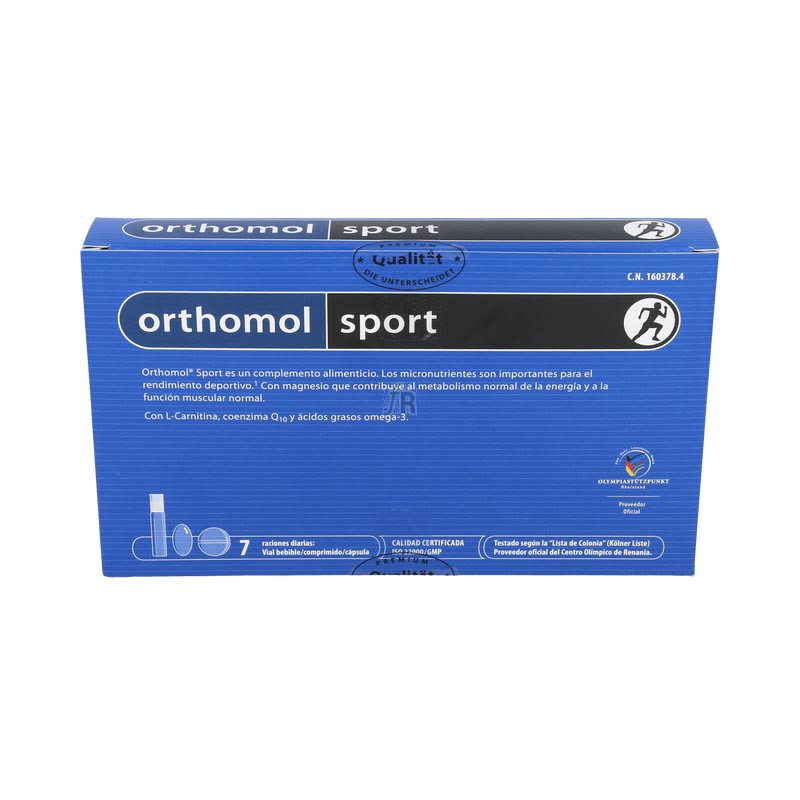 Orthomol Sport Vial Bebible 20 Ml 7 U