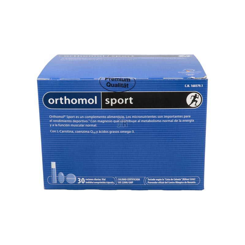 Orthomol Sport Vial Bebible 20 Ml 30 U