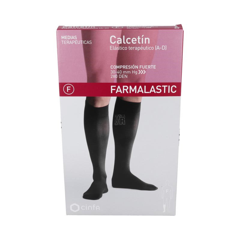 Calcetin Farmal Fte Elastico C/Punt Negro T/Eg 26-27 Cm 1 Un