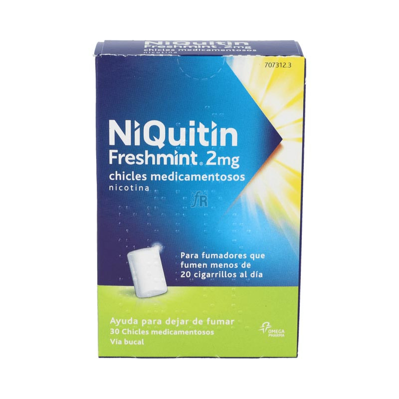 Niquitin Freshmint 2 Mg 30 Chicles Medicamentosos