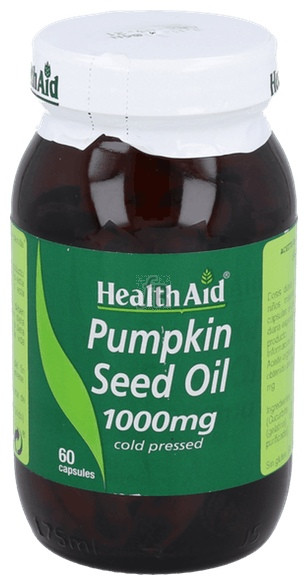 Aceite de semilla de calabaza 1.000 mg 60 Cápsulas - Health Aid
