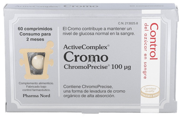 ActiveComplex Cromo 60 Comprimidos Pharma Nord