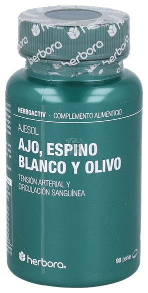 Ajesol (Ajo+Espino Blanco+Olivo) 90Perlas - Herbora