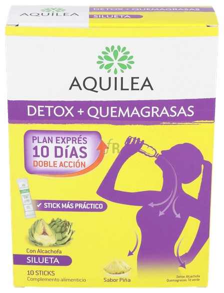 Aquilea Detox + Quemagrasas 10 Sticks Bebibles 