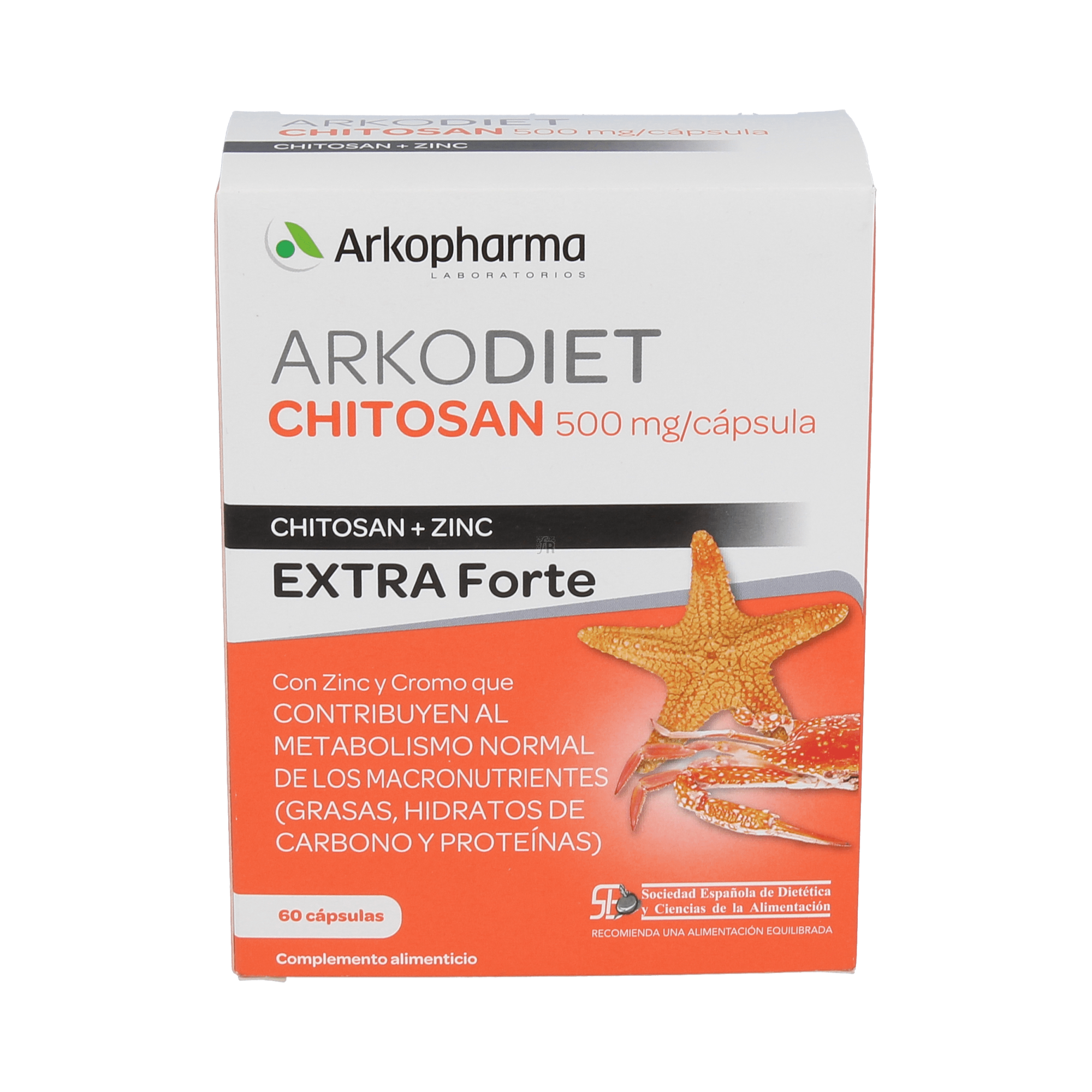Arkodiet Chitosan Extra Forte 500 Mg 60 Caps