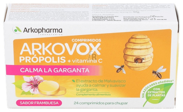 Arkovox Propolis + Vitamina C Comp Masticables 2