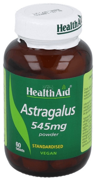 Astrágalo (Astragalus membranaceus) 545 mg 60 Comprimidos - Health Aid